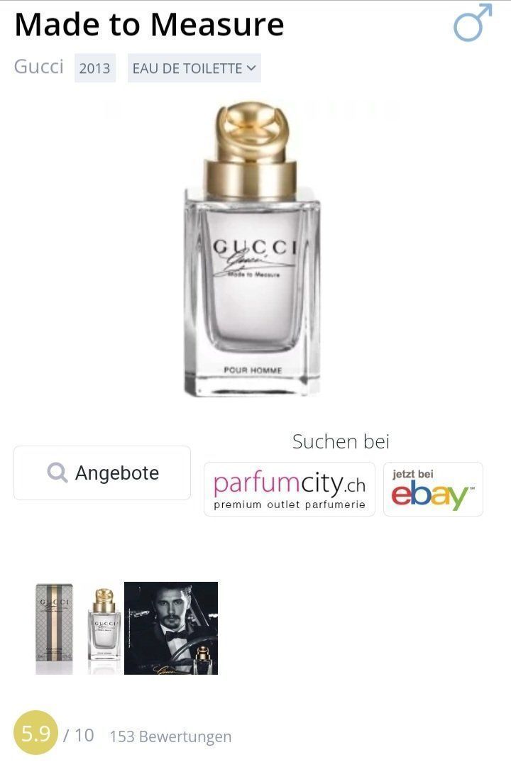 Gucci Parfum & Eau de Toilette: 2 ml GUCCI MADE TO MEASURE ABFÜLLUNG – Neu (gemäss Beschreibung) aus St. Gallen von CaliSunshine 2