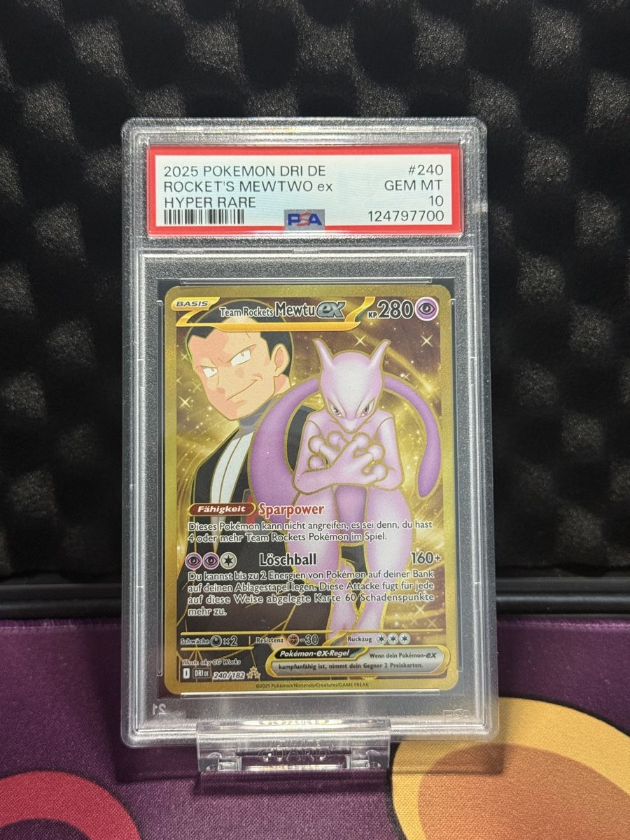 Pokémon Carte collezionabili: Rocket's Mewtwo ex - Hyper Rare! GEM MT 10, Deutsch – Usato da Chur venduto da CaLam91