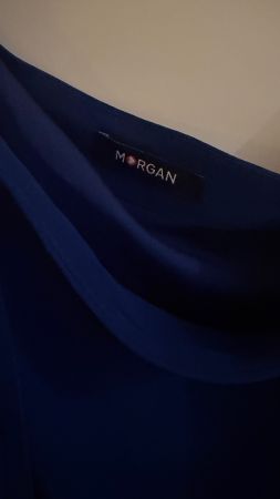 Morgan Kleid blau Grösse M one-shoulder, elegant, Sommer