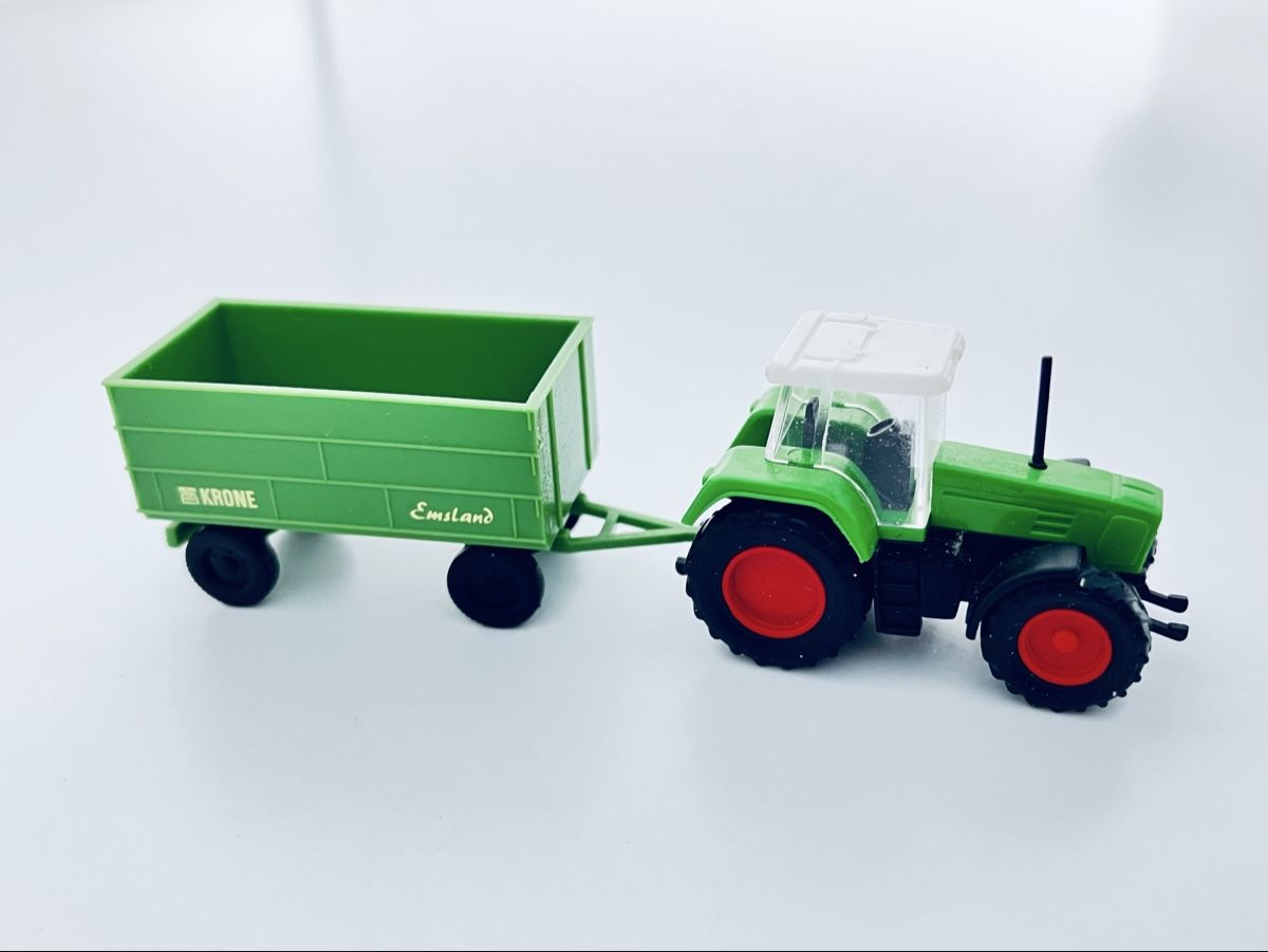 Swiss Modellini di ferrovie: Traktor mit Anhänger KRONE SPUR N – Nuovo e nell'imballaggio originale da Oberbuchsiten venduto da Orsetto24 1