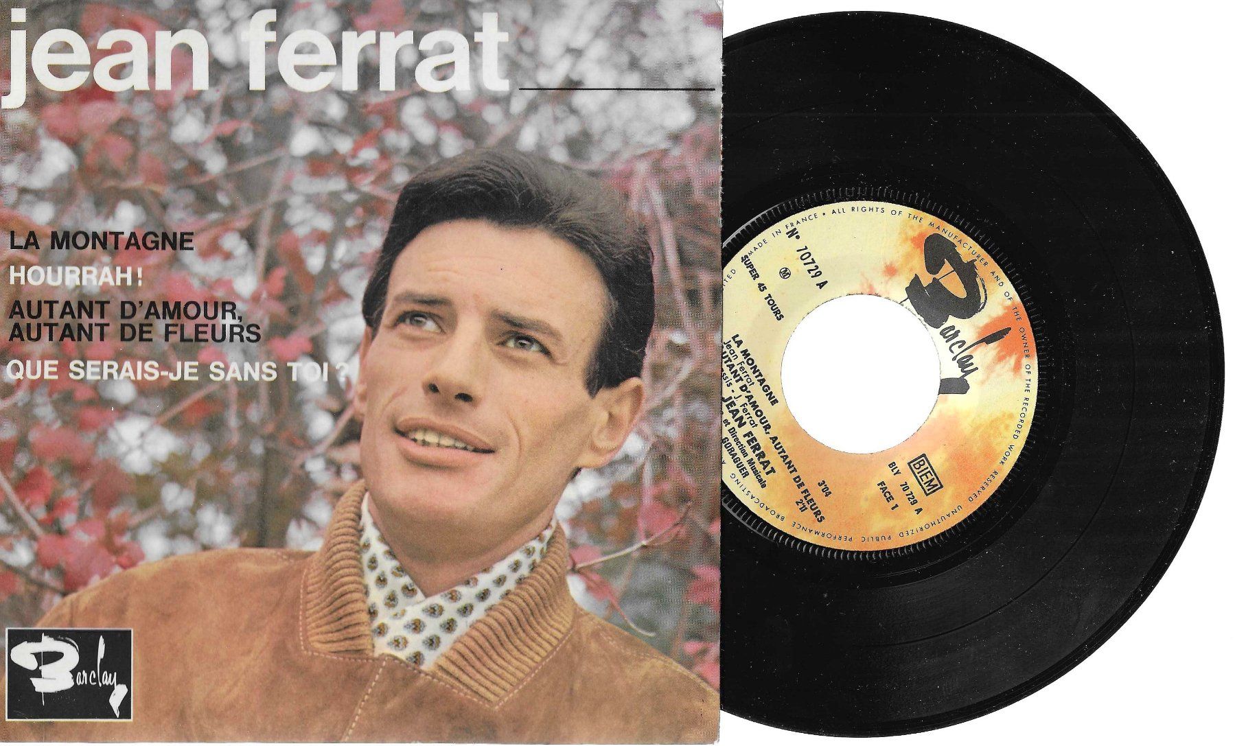 Dischi in vinile: Jean Ferrat EP - La montagne – Usato da Savagnier venduto da Ne2065