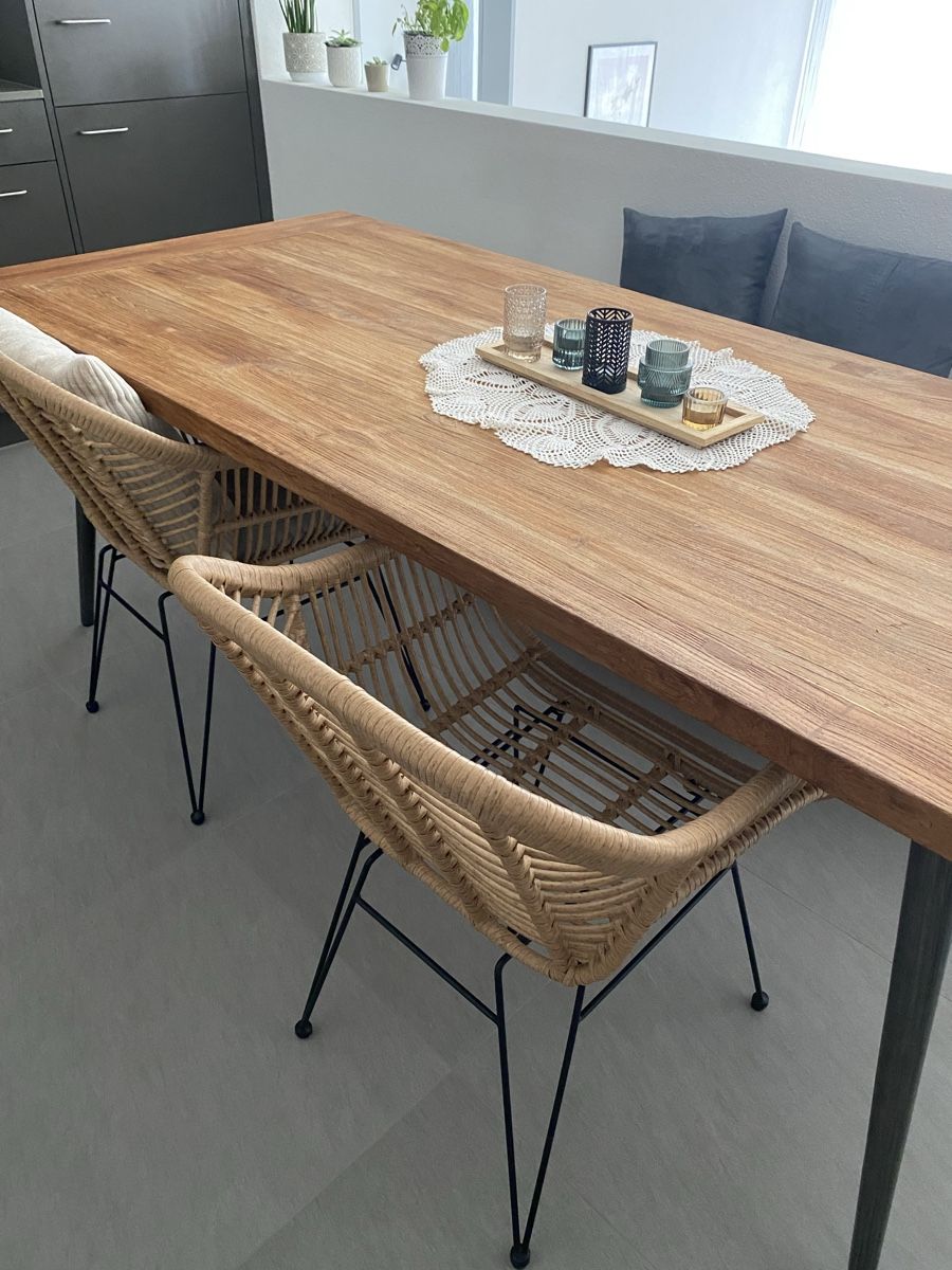 Westwing Sedie: Polyrattan-Armlehnenstühle – Usato da Boniswil venduto da steffig03