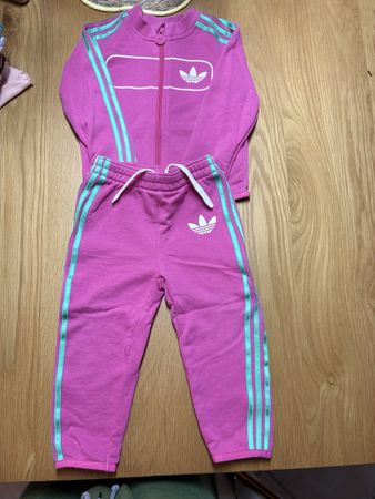 Completo Adidas bambina rosa tg 86