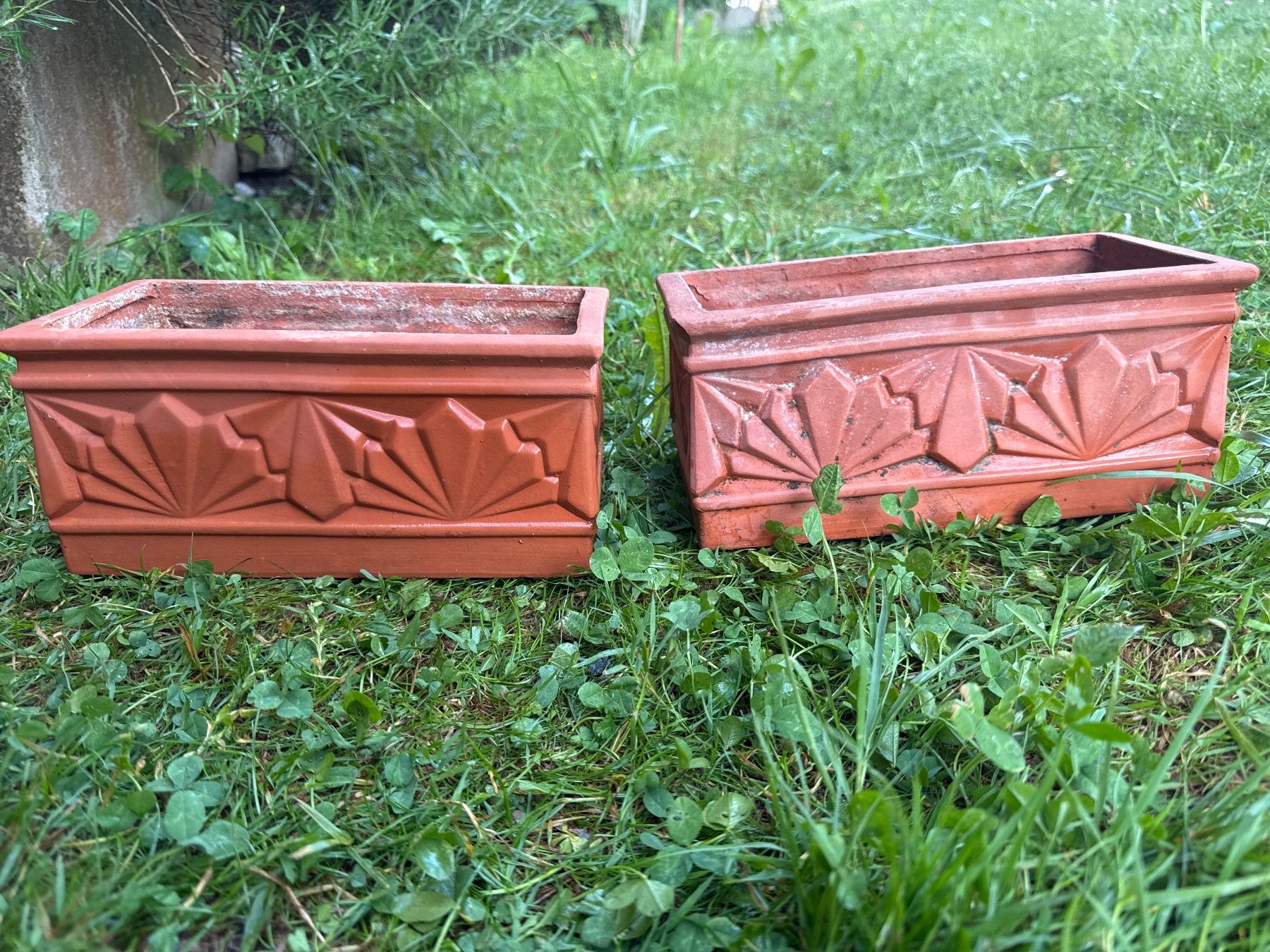 Vasi per fiori: 2 Terrakotta Blumenkästen – Usato da Zürich venduto da ant_y7gd 3