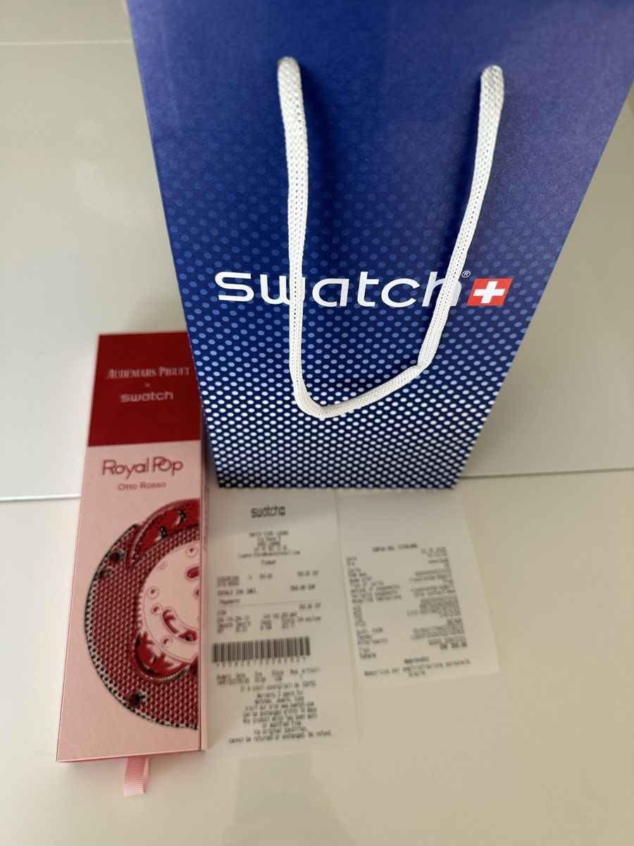 Swatch Orologi: Swatch Royal Pop Otto Rosso – Nuovo e nell'imballaggio originale da Lugano venduto da matteroma04