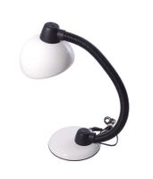 Vintage Schreibtischlampe mit flexiblem Arm weiss
