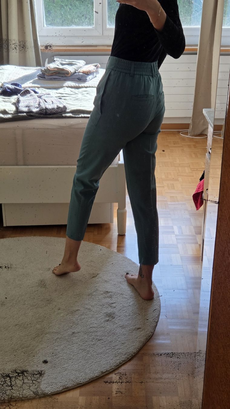 Drykorn Pantaloni: Drykorn - Türkise Stoffhose – Usato da Zürich venduto da jul_l28v 3