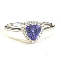 Diamantring mit 1 Tanzanit 0.44ct. und 18 Diamanten, 1.100,-