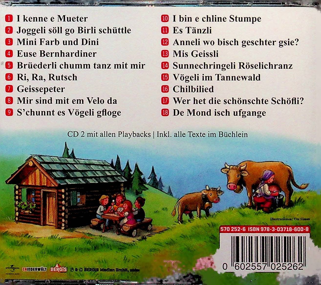 CD: Doppel-CD   Schwiizer Chinderlieder 5 – Usato da Reitnau venduto da Zaomir 1