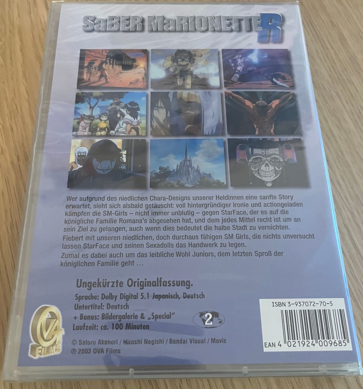 Tutti i DVDs: Saber Marionette R – Nuovo e nell'imballaggio originale da Schellenberg venduto da xShaynex 1