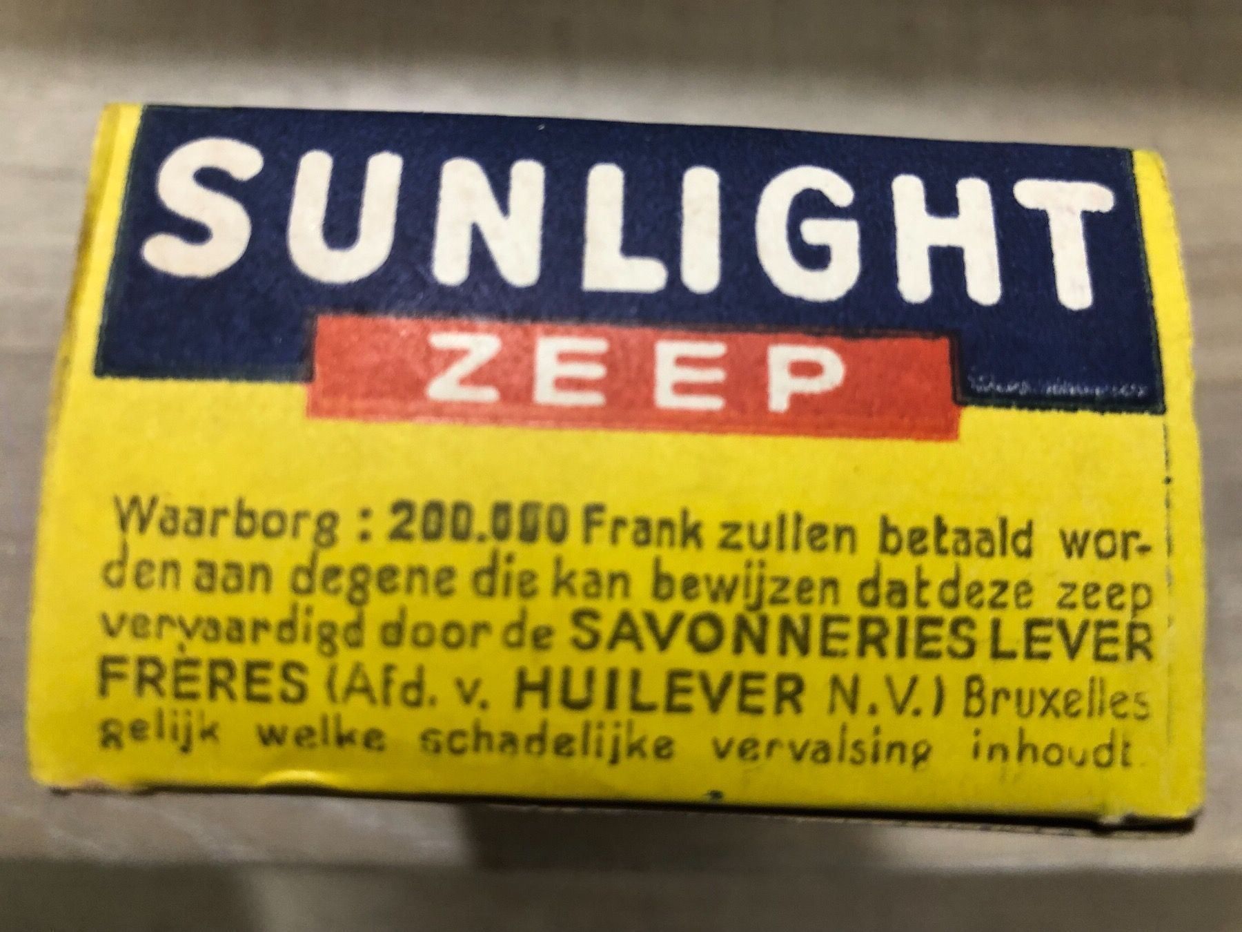 Sonstige Körperpflege: Sunlight seife werbung original – Gebraucht aus Reinach AG von rares75 3