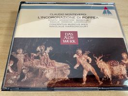 Monteverdi Donath Harnoncourt L'Incoronazione Di Poppea 4 CD