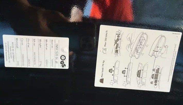 Box da tetto: Coffre de toit bmw 520litre. – Usato da Coinsins venduto da Daniela000 3