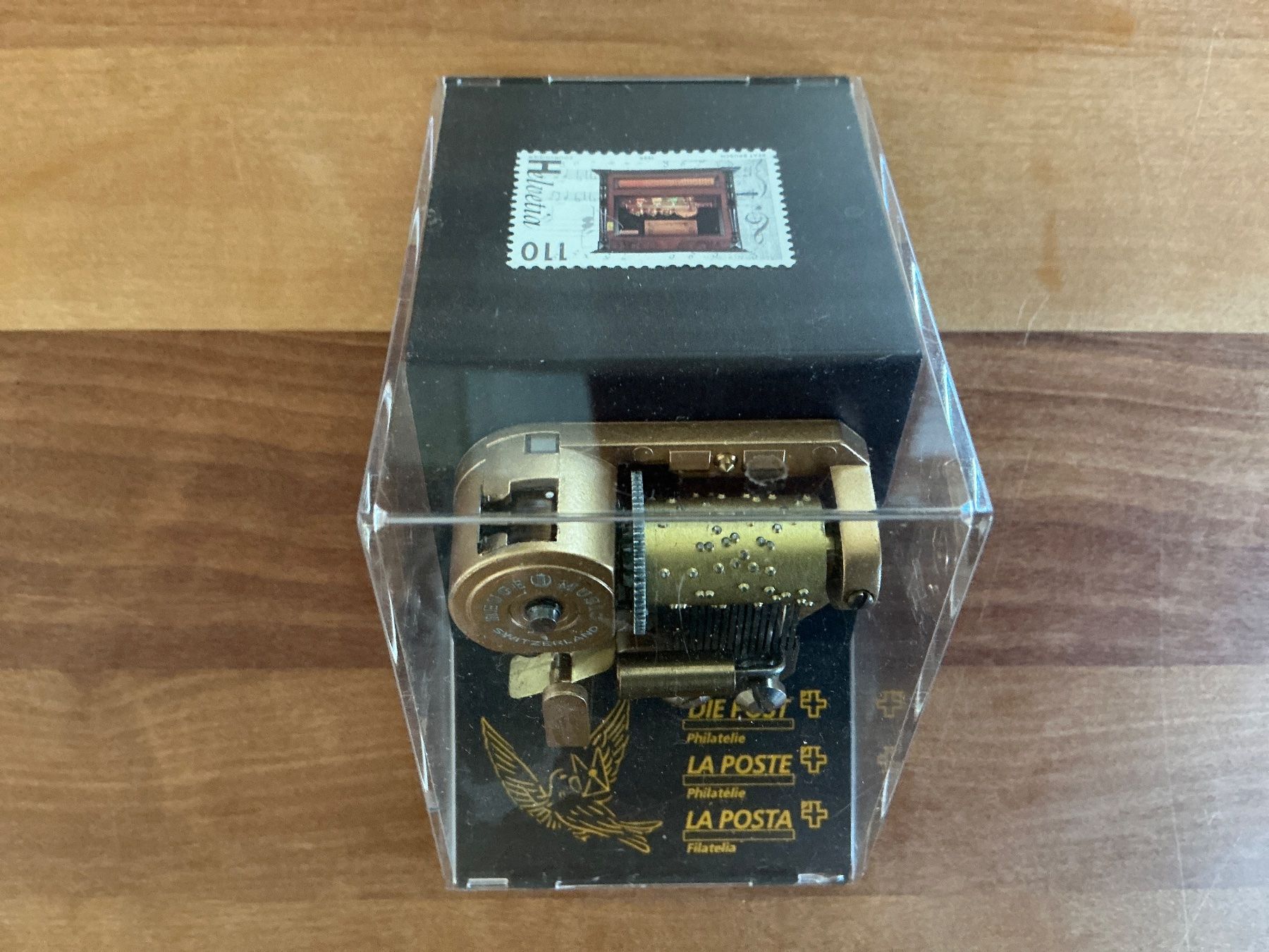 Reuge Carillon: Briefmarke Spieluhr – Usato da Kirchenthurnen venduto da Gluecksbrief 2