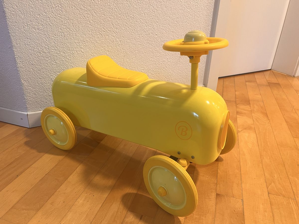 Baghera Fahrzeuge für Kinder: Kinder Bobby Car gelb – Gebraucht aus Zürich von evebleu