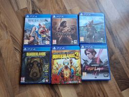 6 PS4 Games im Set