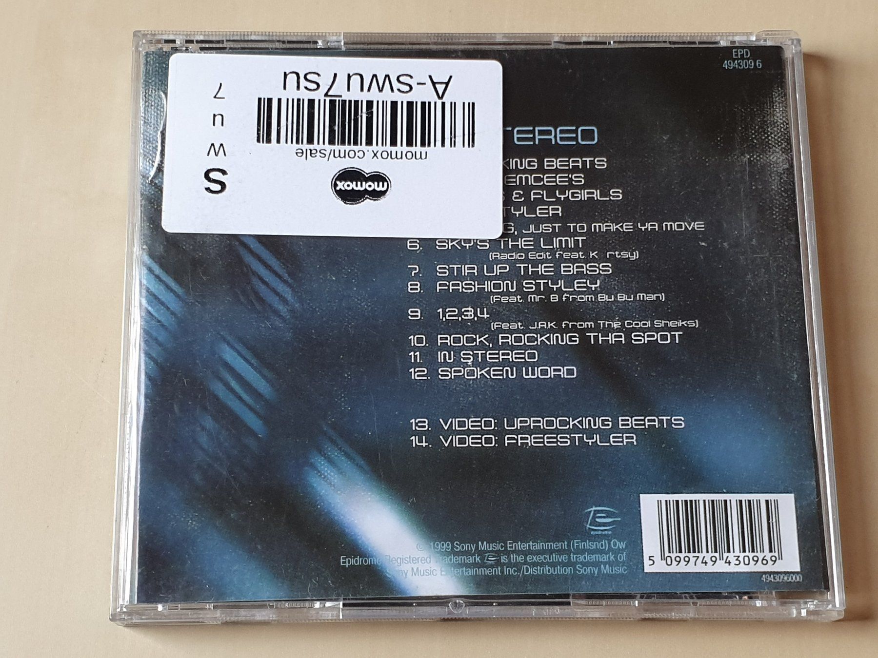 CD: Bomfunk MCs In Stereo – Usato da Stansstad venduto da collectorsshop 1