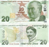 Türkei 20 lira unz bankfrisch