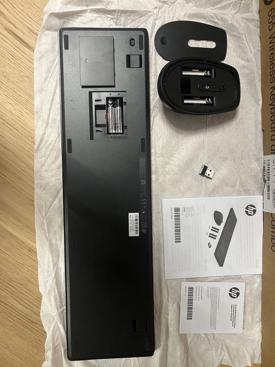 Hewlett Packard Tastiere: HP 655 Wireless Keyboard & Mouse Combo - Neu&OVP – Nuovo e nell'imballaggio originale da Ebikon venduto da Dannydark 1