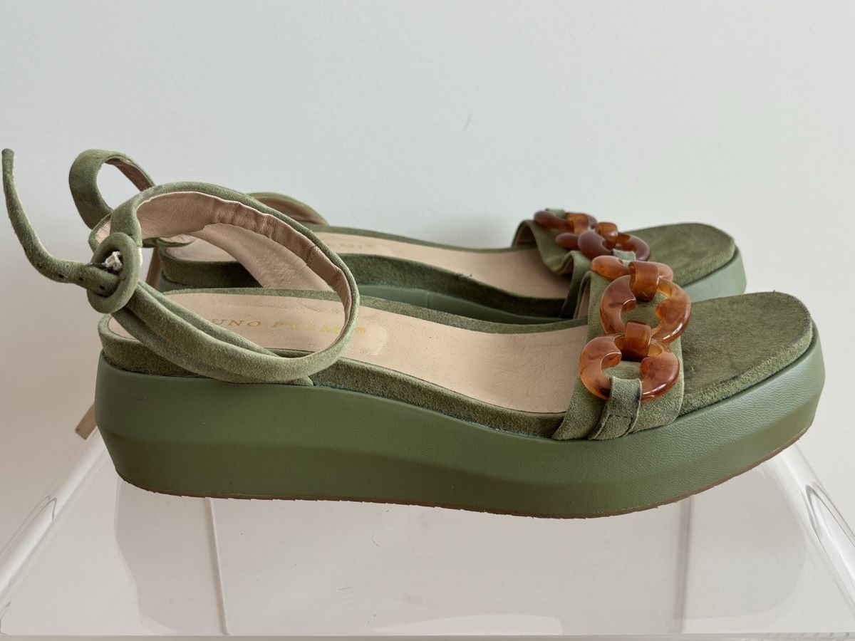 Scarpe da donna: Sandales compensées vertes (40) – Nuovo (secondo la descrizione) da Lausanne venduto da HelenaK 2