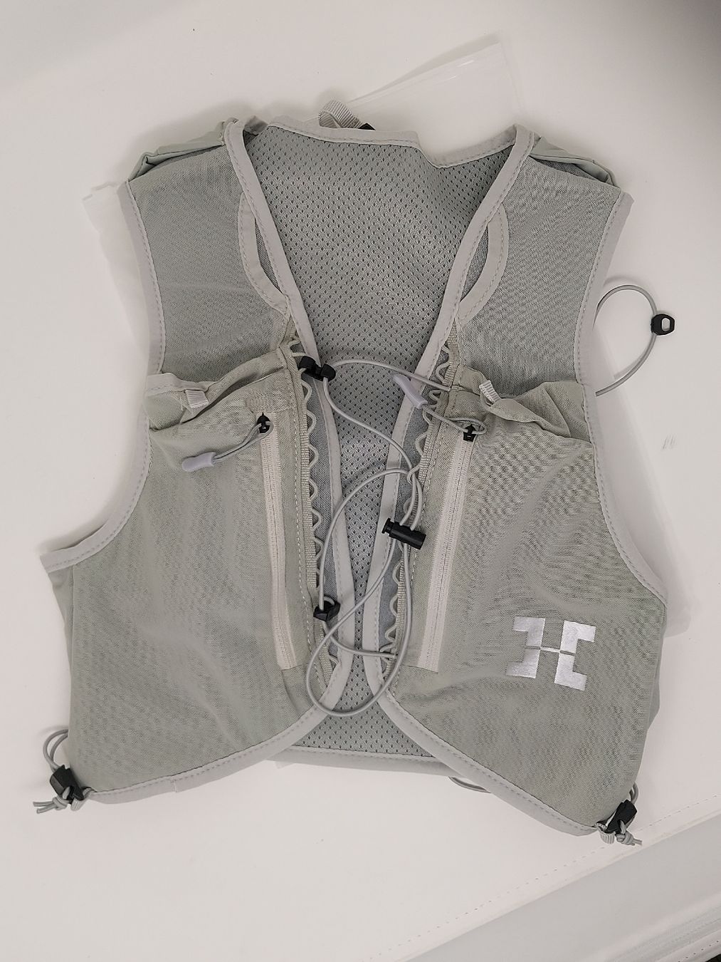 Gilet & Giacche: HYSTRIDE Laufweste Weste Grau neu – Nuovo e nell'imballaggio originale da Meisterschwanden venduto da phaus38