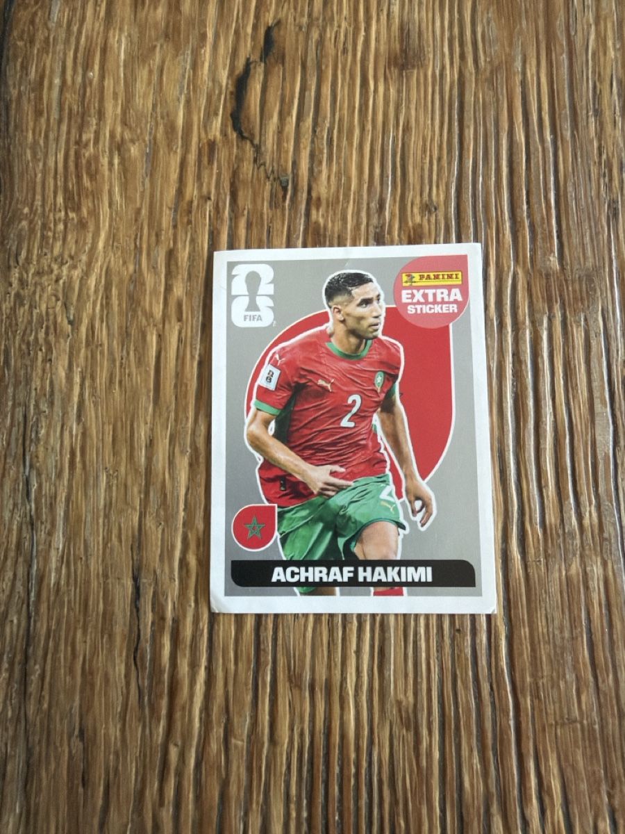 Panini Sammelbilder & Trading cards: Achraf Hakimi Extra sticker Silber – Neu (gemäss Beschreibung) aus Baar von villigers