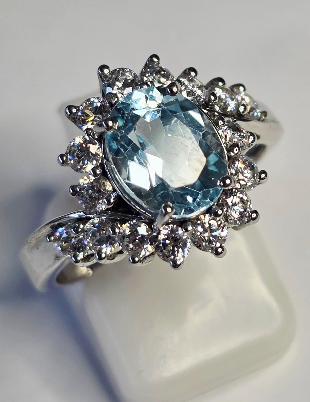 Bagues: Blau Topas Silber Ring – Neuf (Voir description) à Zürich par adriben 6