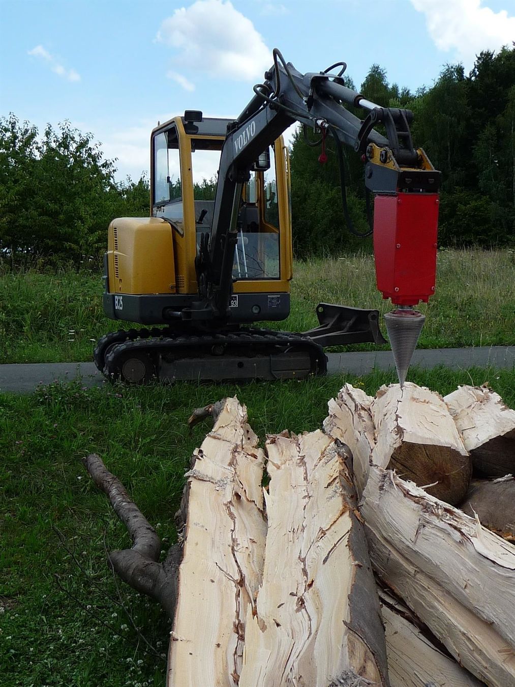 Alle Maschinen: Kegelspalter Holzspalter Bagger 800 ccm – Neu und originalverpackt aus Les Ponts-de-Martel von SpalterRobert 2