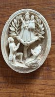 Madonna Andachtsbild aus Gips 19. Jh.