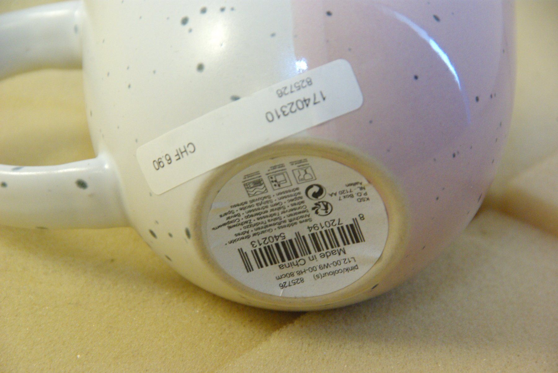 Tazze: Kaffee oder Tee Tasse - pink – Nuovo (secondo la descrizione) da Herisau venduto da Cevianer1844 2