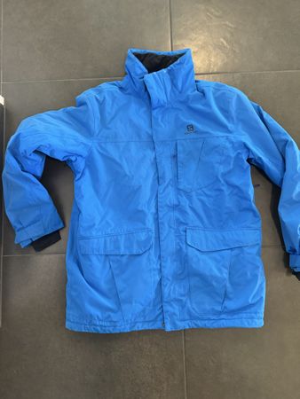 Skijacke Salomon blau Grösse XL  guter Zustand
