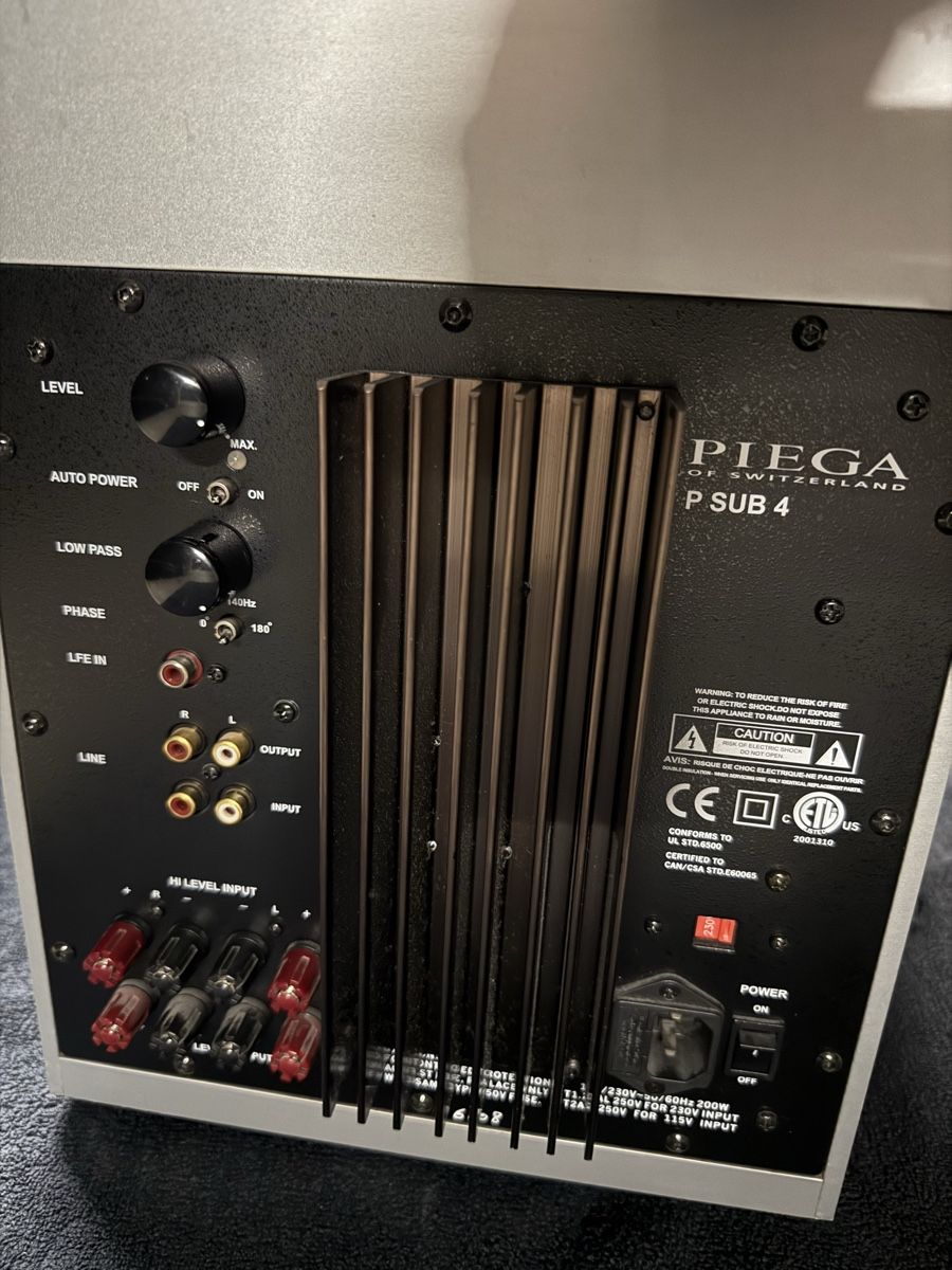 Piega Lautsprecher: Piega Subwoofer P Sub 4 – Gebraucht aus Bowil von Mkuese 2