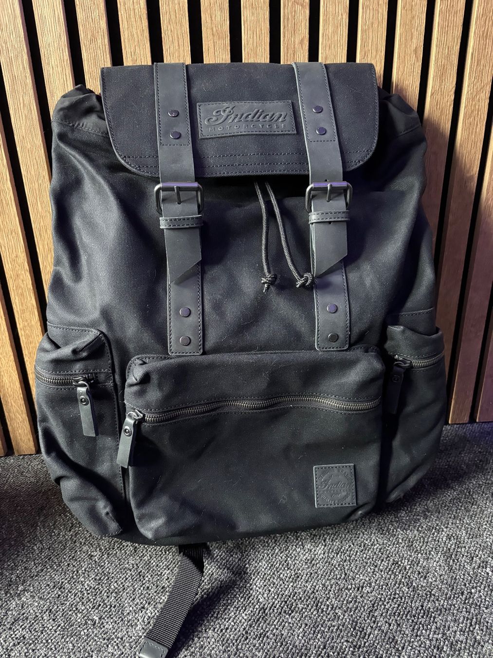 Borse: Indian Motorcycle „Waxed Canvas Backpack“ – Nuovo (secondo la descrizione) da Trimbach venduto da fis_8vmq 1