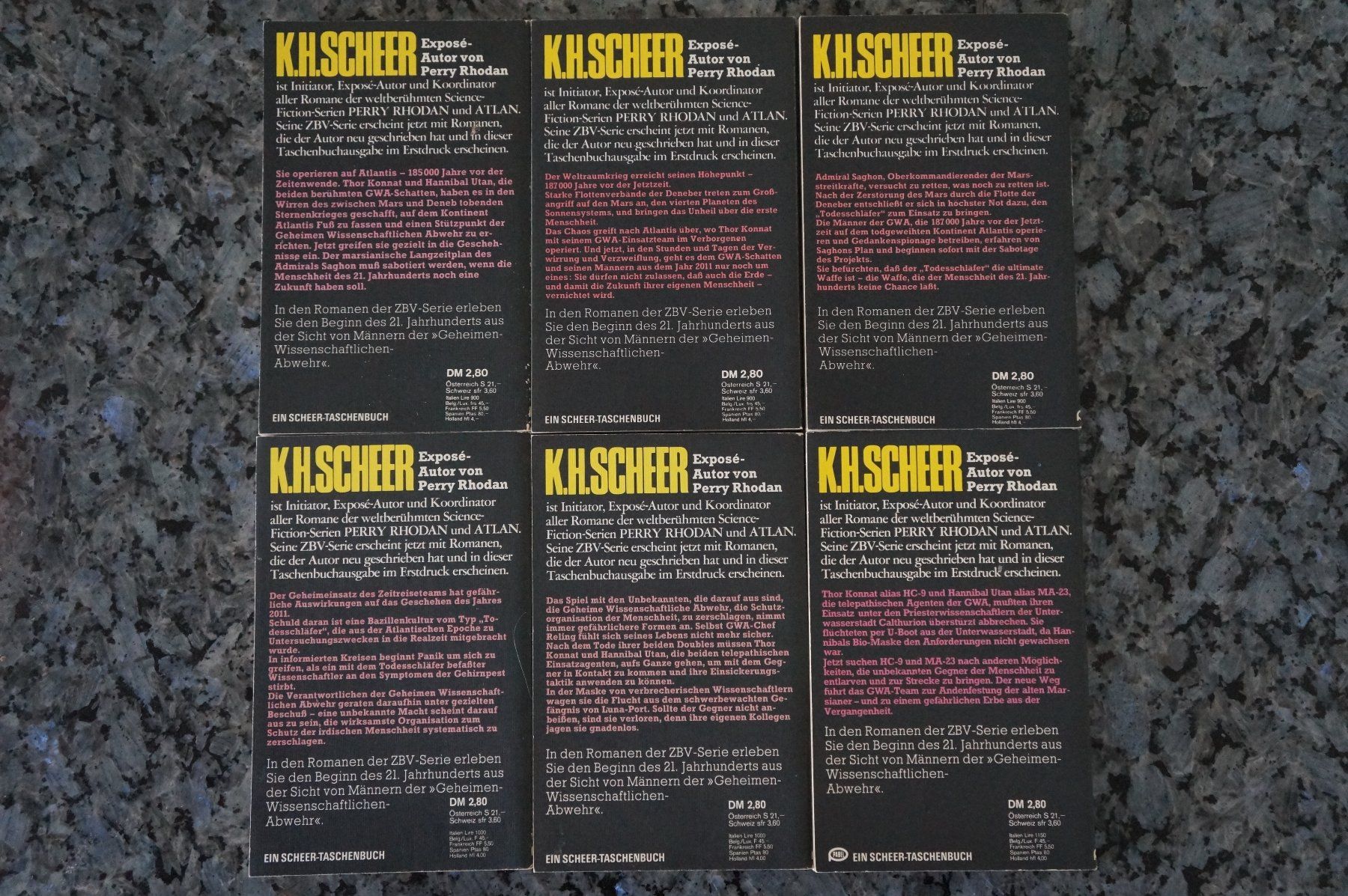 Libri: Taschenbücher ZBV von K.H.Scheer – Nuovo (secondo la descrizione) da bronschhofen venduto da blackpearl01 7