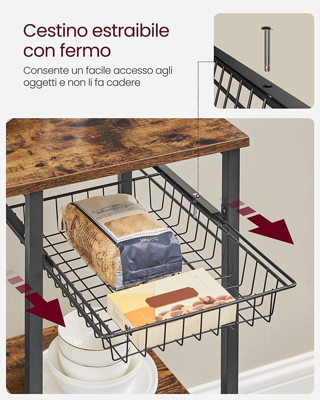 Regale: Industrie Design ‪Küchenregal – Neu und originalverpackt aus Lopagno von CLep 5