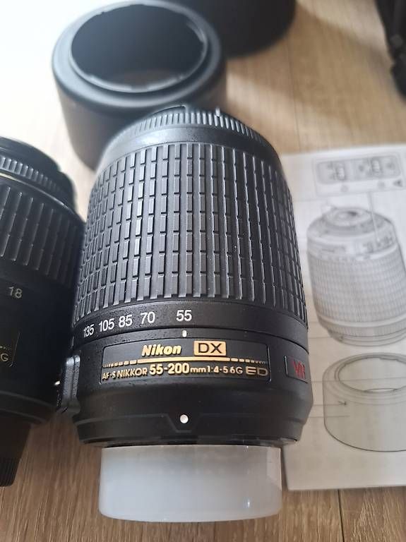 Nikon Obiettivi: 2 Objektive für Spiegelreflexkamera Nikon D3000 – Usato da Windisch venduto da kat_7ghj 2
