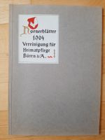 Hornerblatt 1964 Vereinigung für Heimatpflege Büren a/A