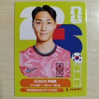 Seungho PAIK, KOR 14, Panini WM 2026