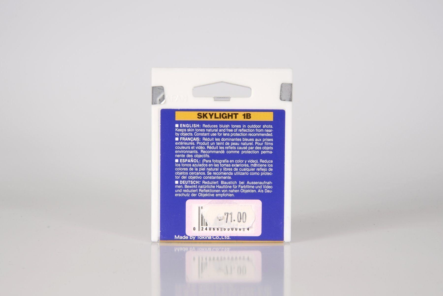 Filtri: HOYA Skylight Filter 1B 55mm – Nuovo e nell'imballaggio originale da Uznach venduto da EH249 1