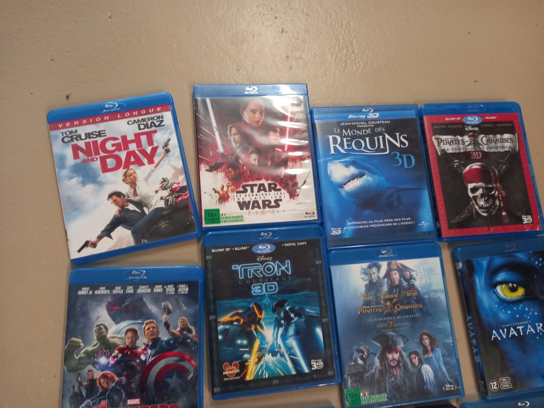 Tous les DVDs: lot de 19 Blu-ray – D'occasion à Prez-vers-Siviriez par Monija70 1