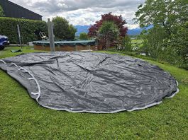 Neuwertige Poolabdeckung 7 Meter