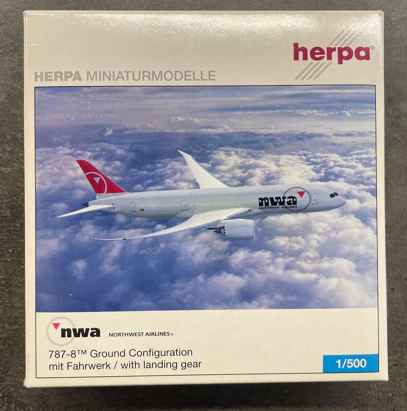 Herpa Kit di modellismo & Modellini statici: Herpa Wings 507929 "Northwest Airlines" – Nuovo e nell'imballaggio originale da Sursee venduto da Toni-SpielSursee 1