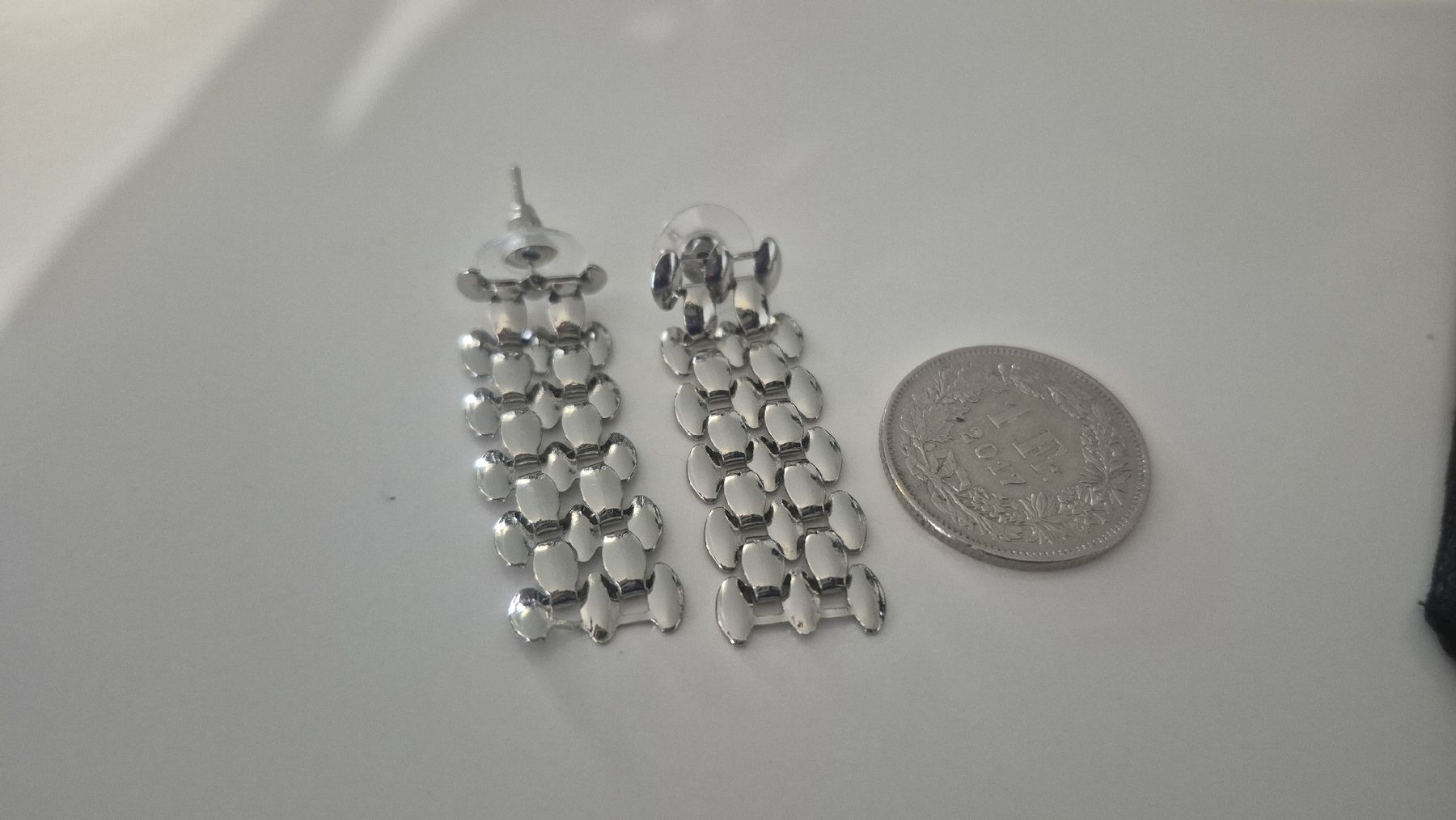 Altri gioielli: Set collana e orecchini argento stile maglia – Nuovo (secondo la descrizione) da Giubiasco venduto da Stefaniav 5