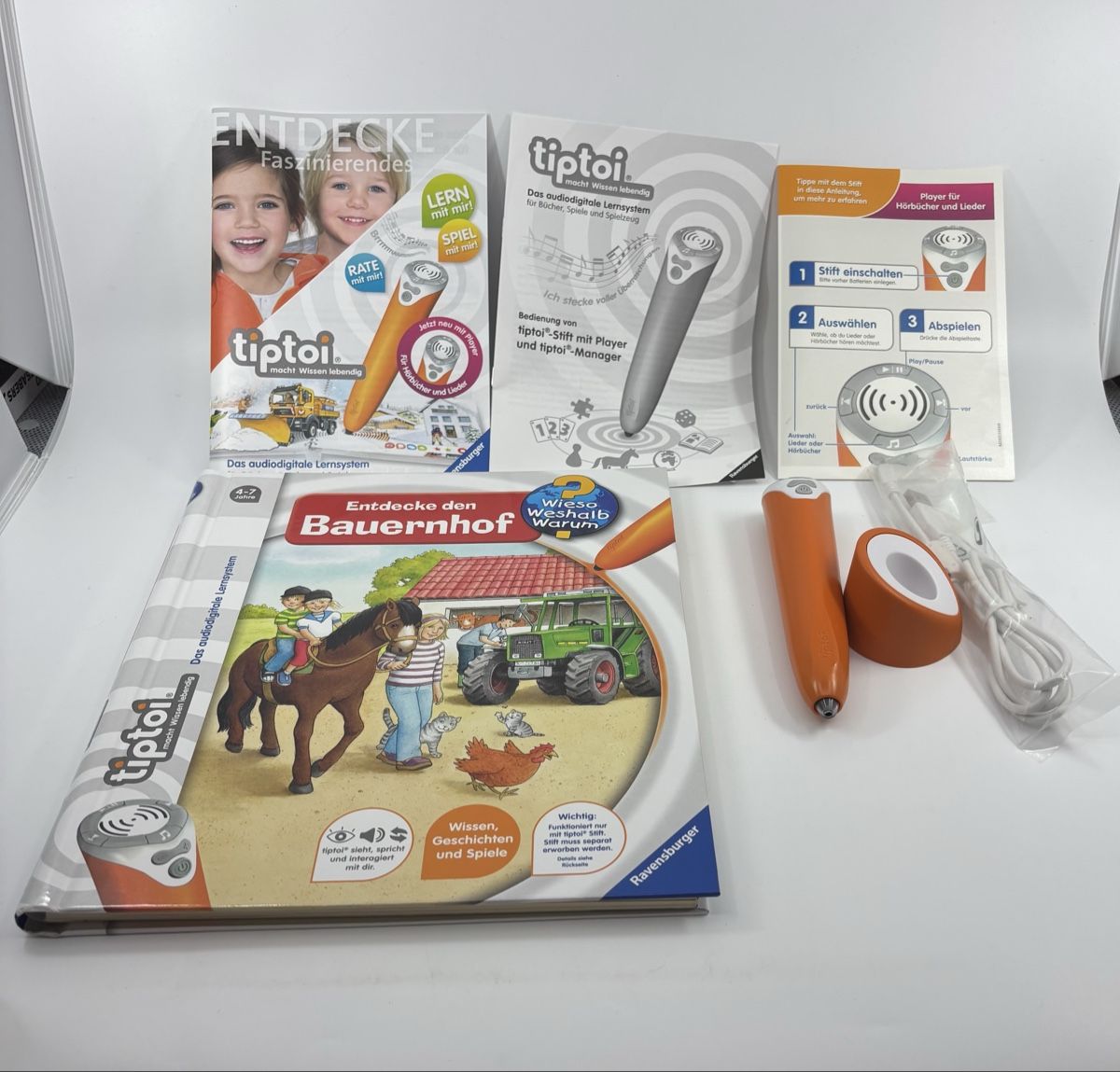 Spiele: Tiptoi Starter-Set Stift & Bauernhof Buch – Gebraucht aus Herisau von Seyashop_2 1