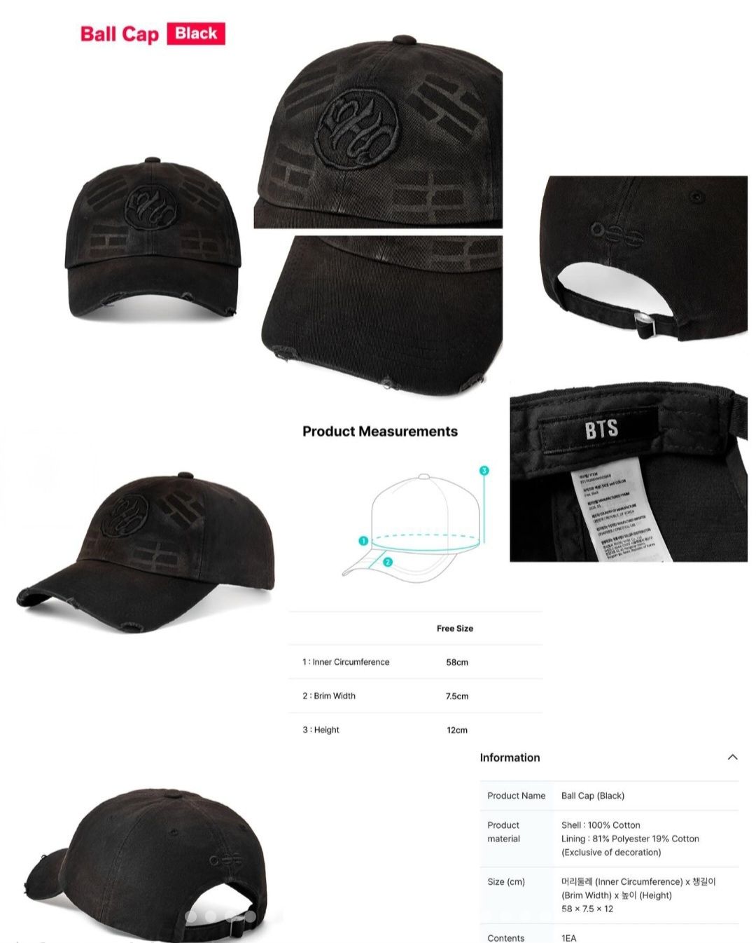 Chapeaux, bonnets & casquettes: Casquette BTS Arirang merch – Neuf avec emballage d'origine à Genève par CheyenneKiwi 3