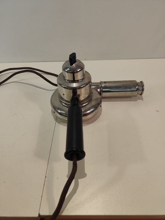 Alter verchromter Föhn / Foen 