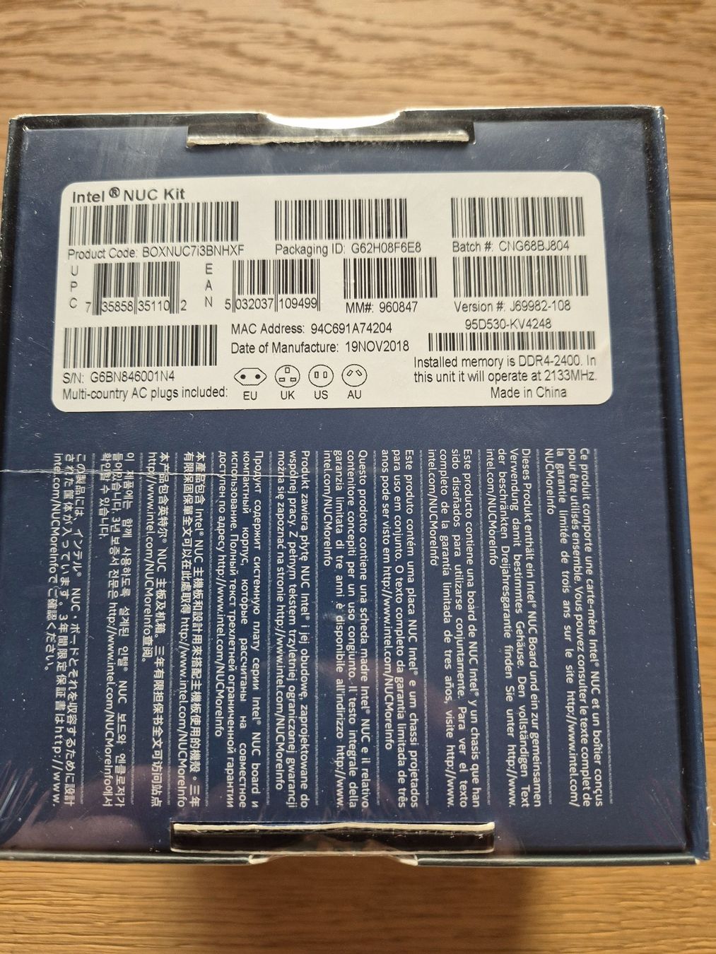 Intel PC: Intel NUC Mini-PC (NUC7i3BNHXF) – Nuovo e nell'imballaggio originale da Diepoldsau venduto da stf_q76m 3
