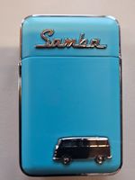 Samba VW Bus Feuerzeug neuwertig blau 2014