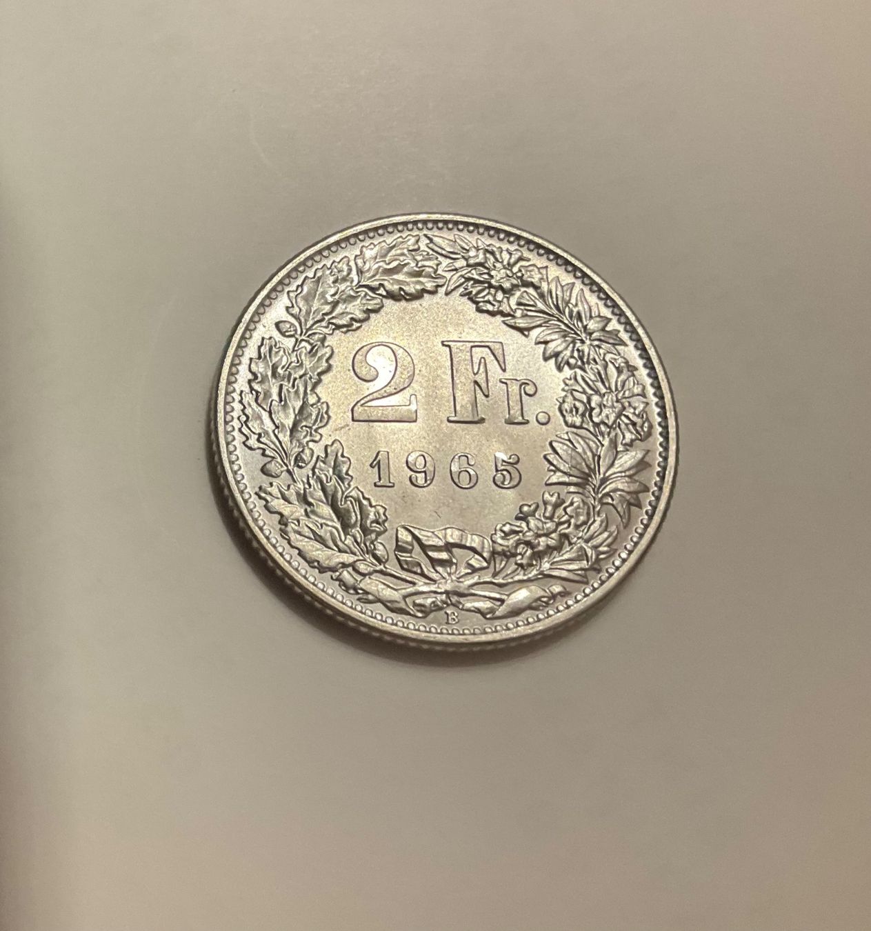 Tutti le monete: 2 Fr. 1965 silber   unz – Nuovo (secondo la descrizione) da schlieren venduto da Retton