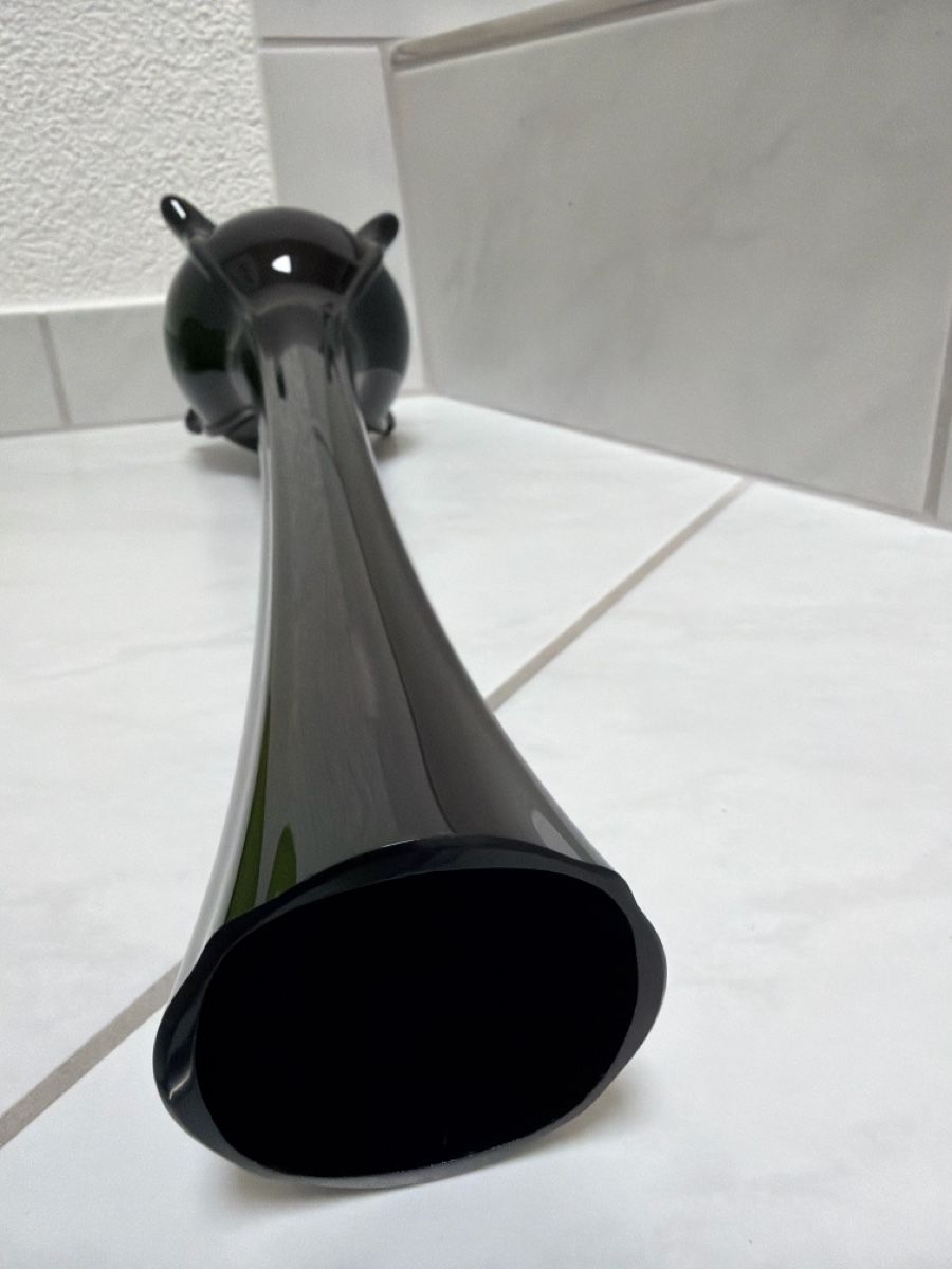 Vasi & Recipienti: Glasvase, Vintage, schwarz. – Usato da Biberist venduto da Momo33 3
